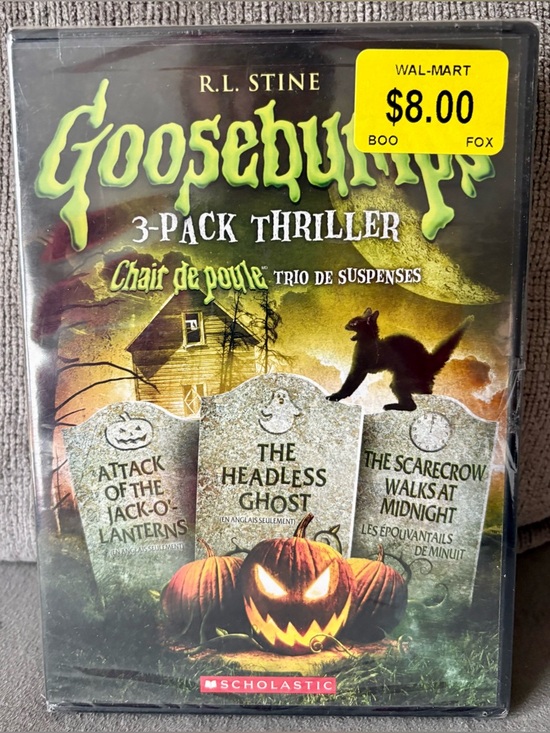 Other - Goosebumps 3-Pack Thriller DVD Attack Jack-O, Headless Ghost, Scarecrow SEALED!!